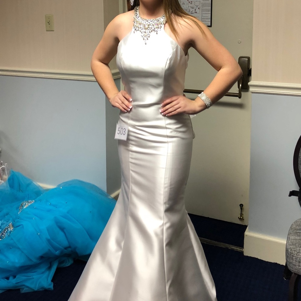 White Pageant Dress